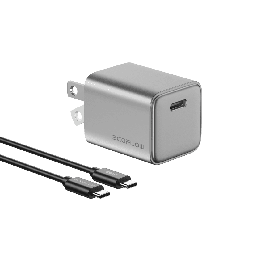 Cargador RAPID GaN 30W con cable 60W (1)